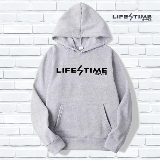 Hoodies Grey (LIFETIME STYLE) Brand