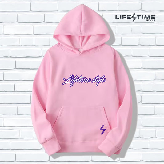 Hoodies Pink (LIFETIME STYLE ) Brand